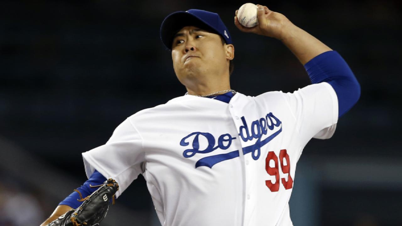 Ryu's 7 scoreless vs. Rockies