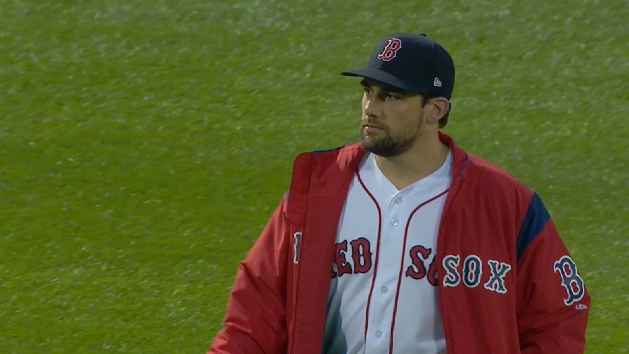 Eovaldi K's 10 over 5 innings