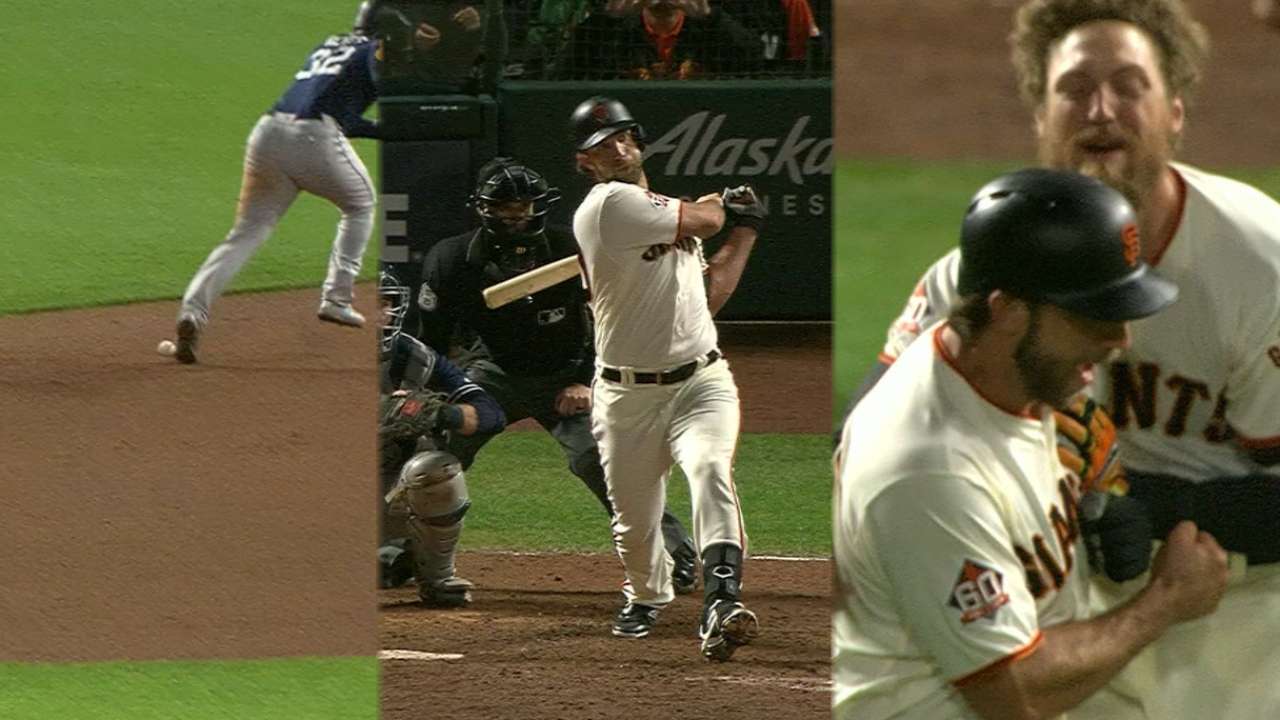 Must C: Bumgarner's walk-off hit