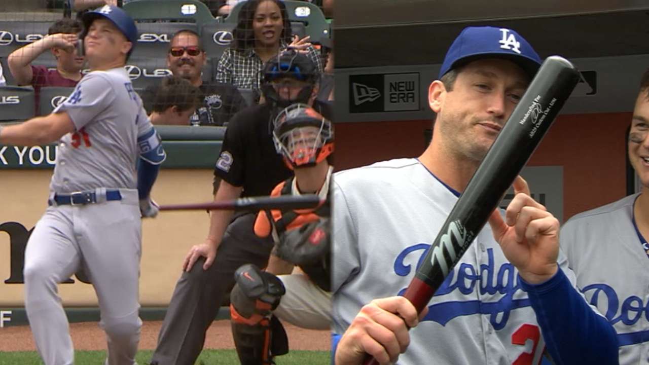 Pederson's leadoff home run