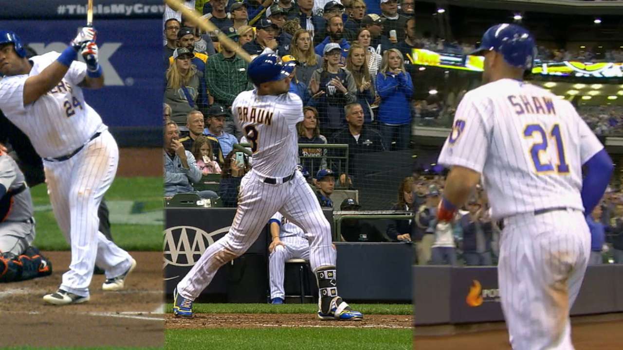 Crew scores 11 in win vs. Tigers