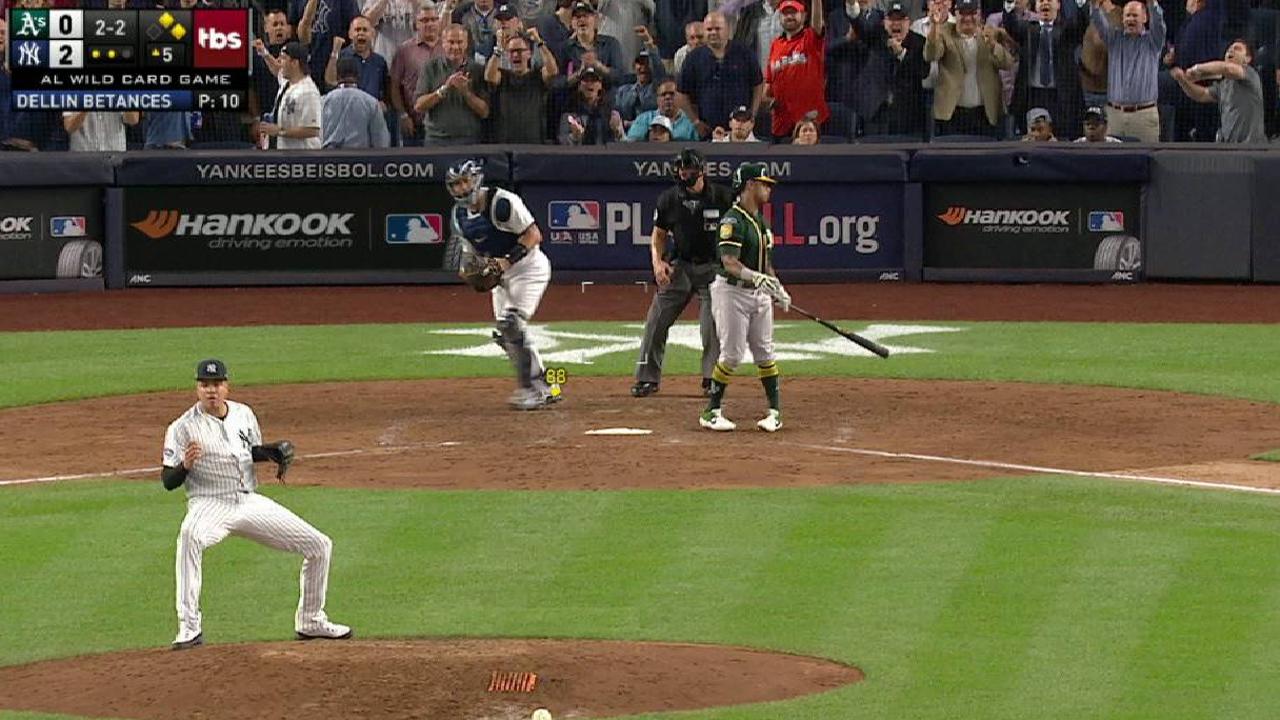 Betances strands a pair with K