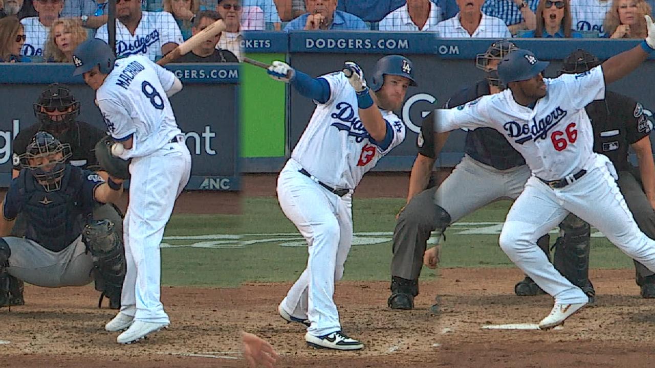Dodgers take lead with 2-run 6th