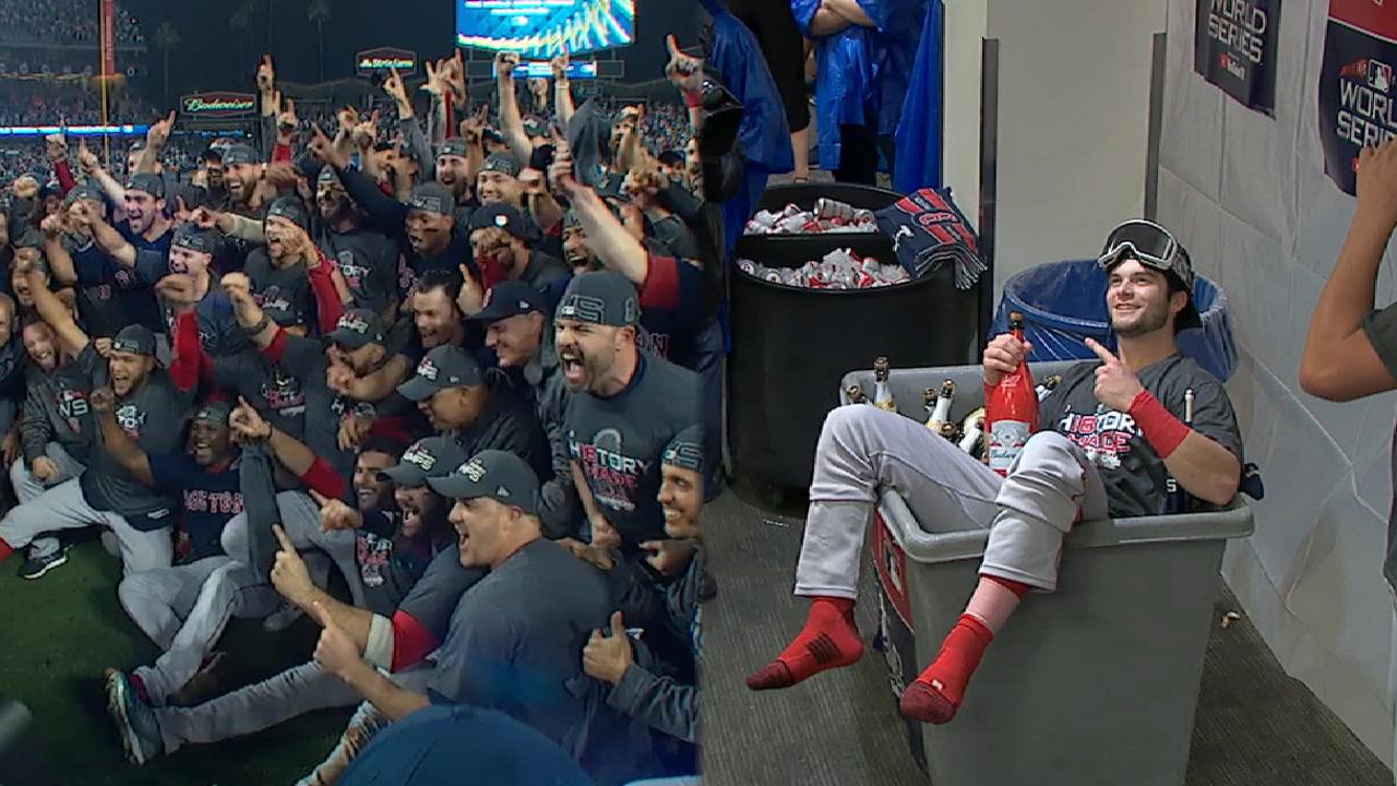 Red Sox celebrate WS victory