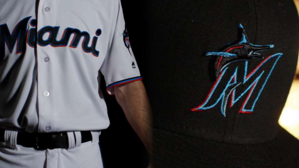 Marlins' new uniforms 11/16/2018