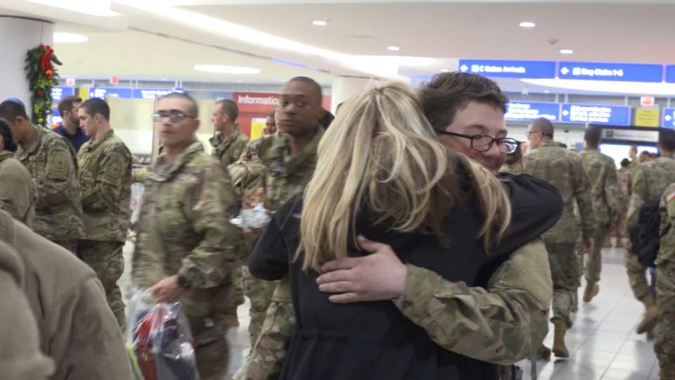 Team Fredbird Greets Troops
